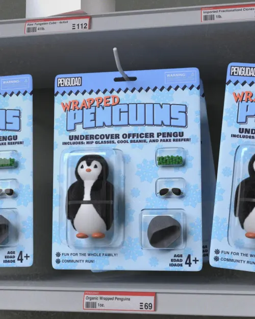 WrappedPenguonAisle4 #130378