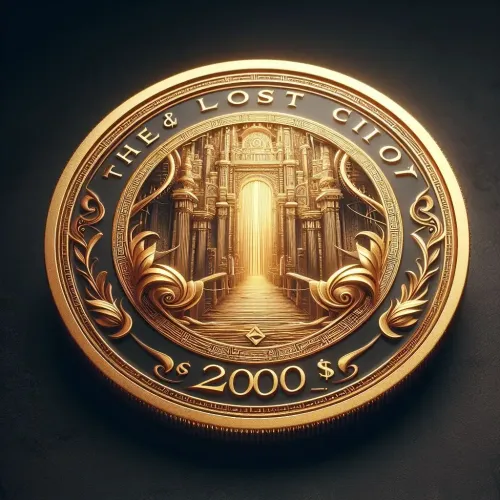 The Lost City Gold Coin -0155 #156
