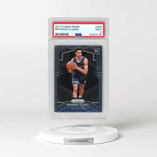 2019 Panini Prizm #266 Brandon Clarke (PSA 9 MINT)
