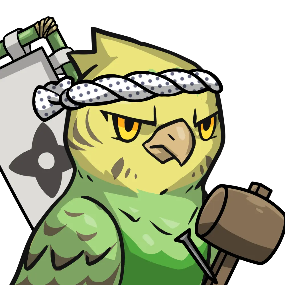 Narukami-Yellow budgie #17338