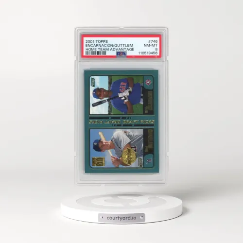 2001 Topps #746 Encarnacion/Quttlbm - Home Team Advantage (PSA 8 NM-MT)