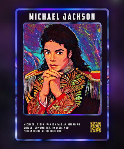 Michael Jackson-Trippy Card