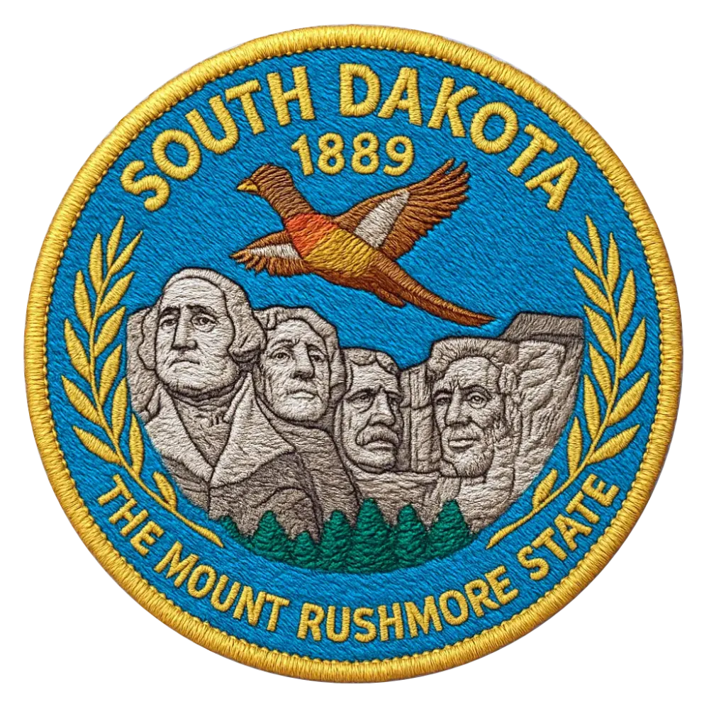 40/56 South Dakota State Quarter Patch #40