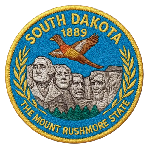 40/56 South Dakota State Quarter Patch #40