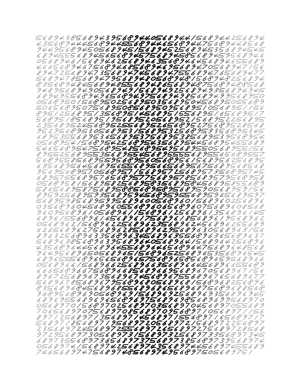 Endless (5,607,250 to Infinity) #265