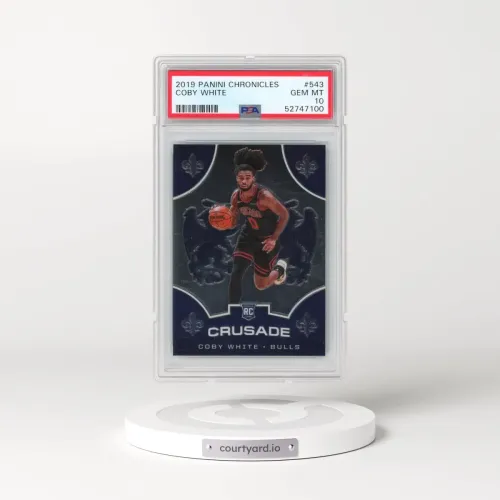 2019 Panini Chronicles #543 Coby White (PSA 10 GEM MINT)