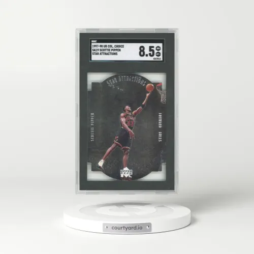 1997 Upper Deck Collector's Choice #SA19 Scottie Pippen - Star Attractions (SGC 8.5 NM-MT+)