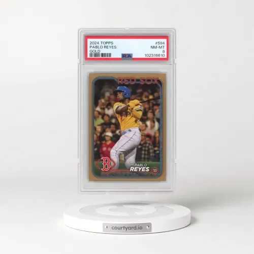 2024 Topps #594 Pablo Reyes - Gold (PSA 8 NM-MT)