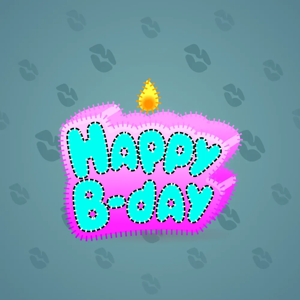 B-Day Candle #101087