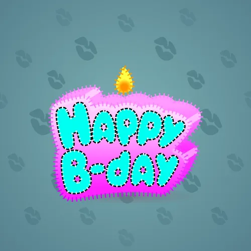 B-Day Candle #101087