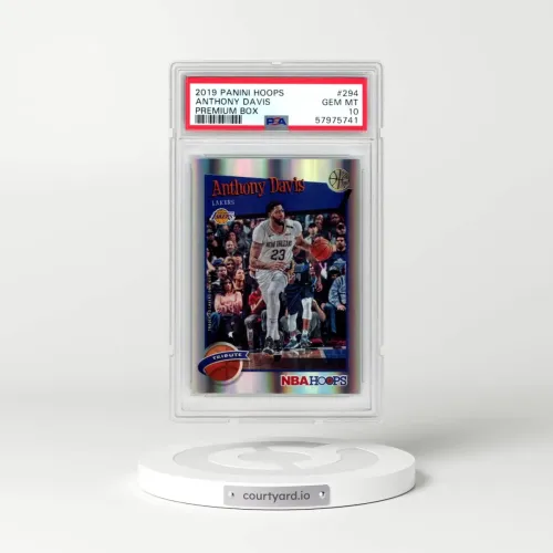 2019 Panini Hoops #294 Anthony Davis - Premium Box (PSA 10 GEM MINT)
