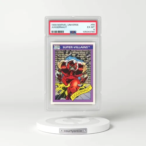 1990 Marvel Universe #55 Juggernaut (PSA 6 EX-MT)