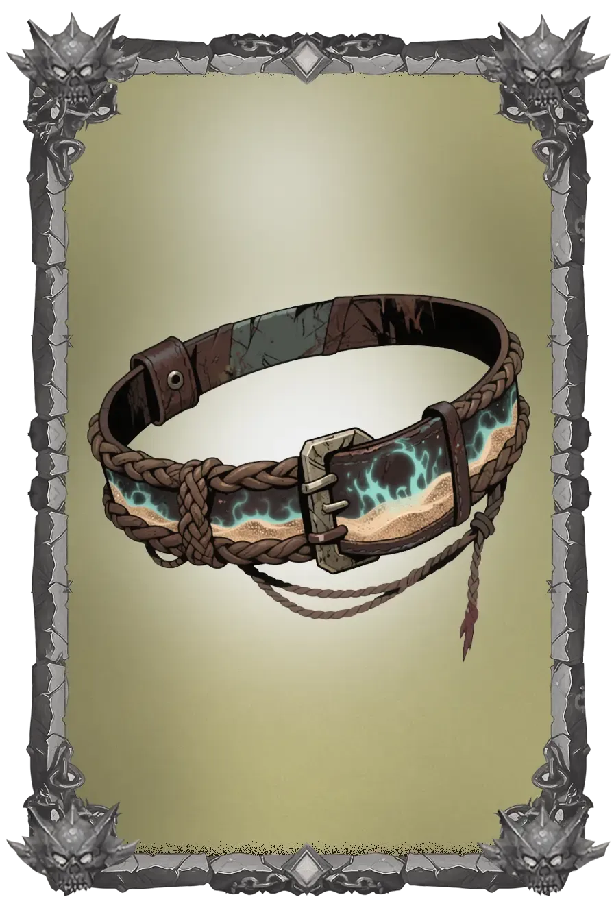 Temporal Hourglass Engraved Waistband #40901