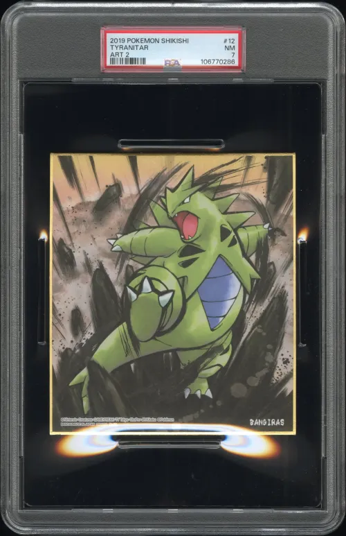 2019 #12 TYRANITAR PSA 7 POKEMON