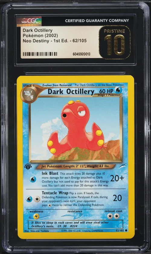 2002 #62 Dark Octillery 1st edit