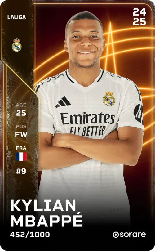 Kylian Mbappé 2024-25 • Limited 452/1000