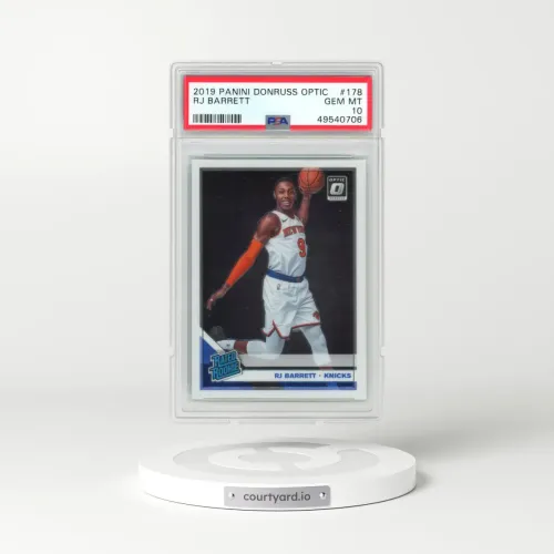 2019 Panini Donruss Optic #178 RJ Barrett (PSA 10 GEM MINT)