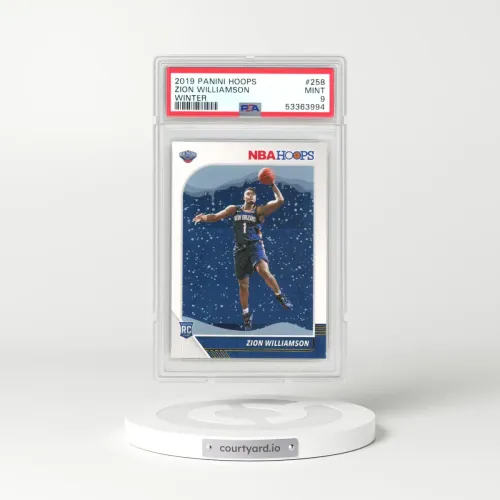 2019 Panini Hoops #258 Zion Williamson - Winter (PSA 9 MINT)