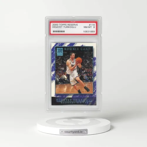 2000 Topps Reserve #116 Hidayet Turkoglu (PSA 8 NM-MT)