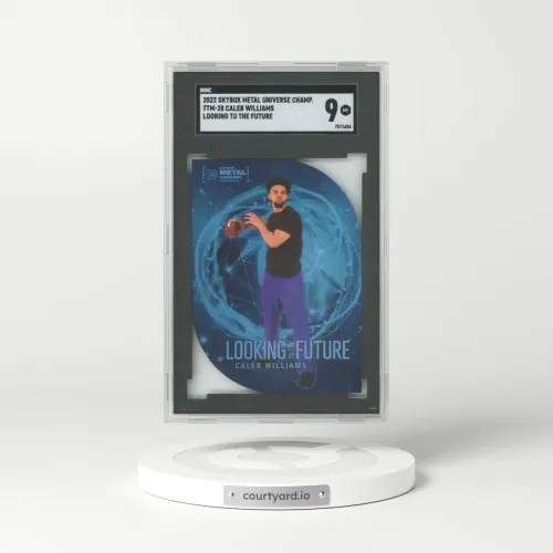 2022 Skybox Metal Universe Champions #TTM-28 Caleb Williams - Looking To The Future (SGC 9 MINT)