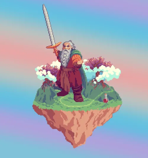 SilverDwarfBattlestanceFighterKeeperofTheGlade+Potion #3741