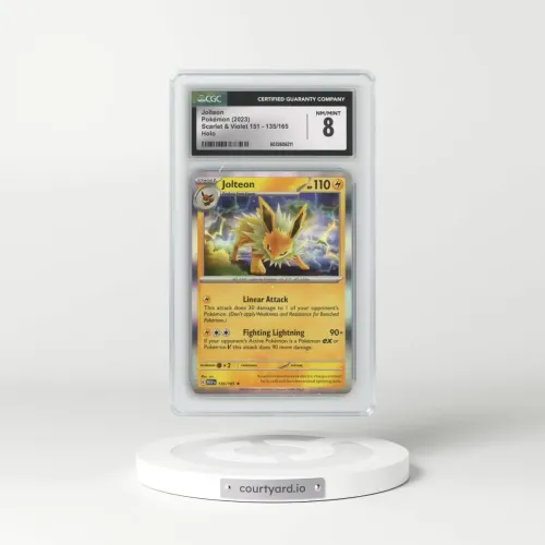 2023 Scarlet & Violet 151 - MEW EN #135/165 Jolteon - Holo (CGC 8 NM-MT)