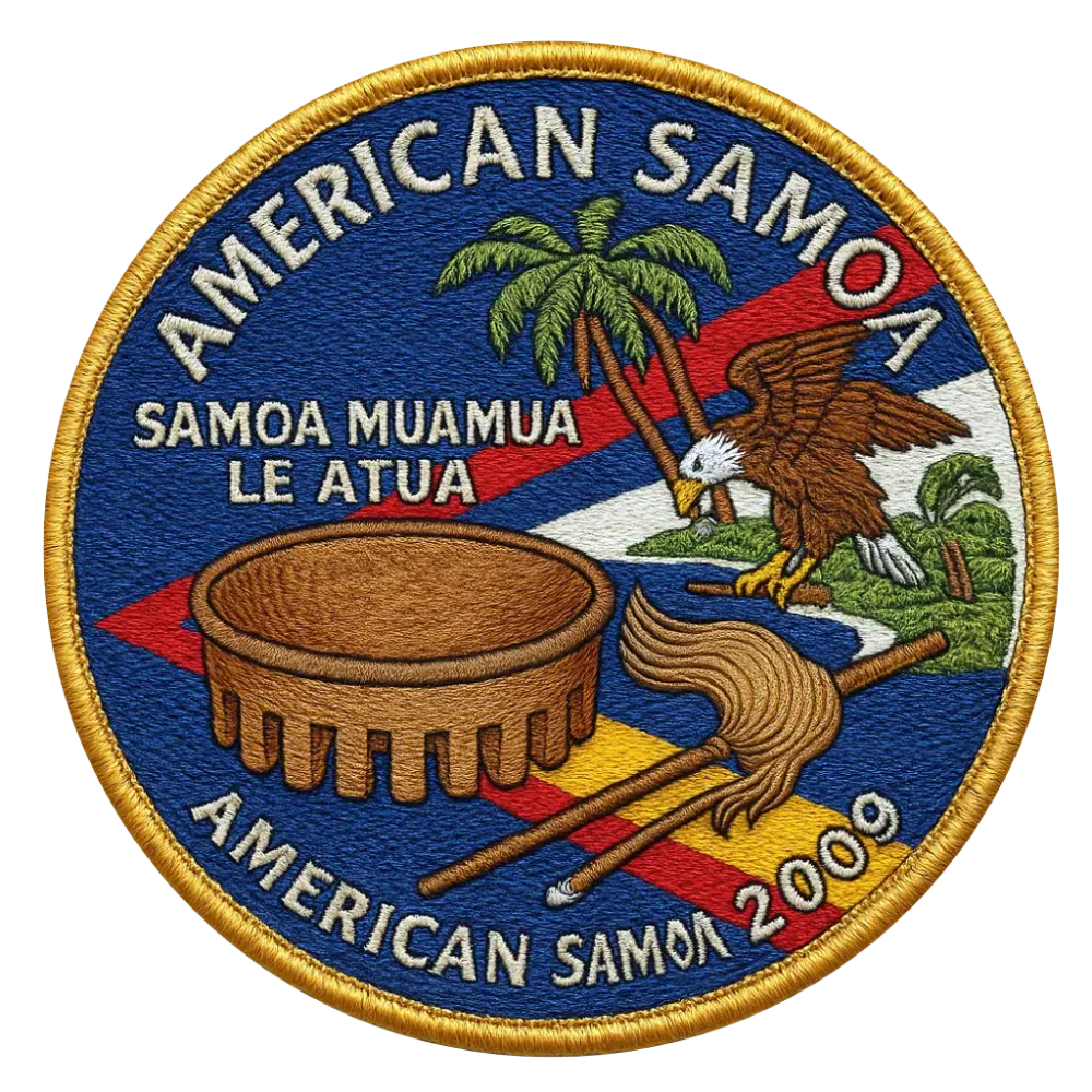 54/56 American Samoa State Quarter Patch #55