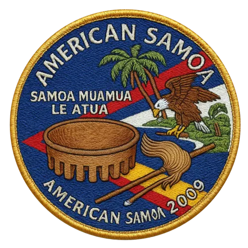 54/56 American Samoa State Quarter Patch #55