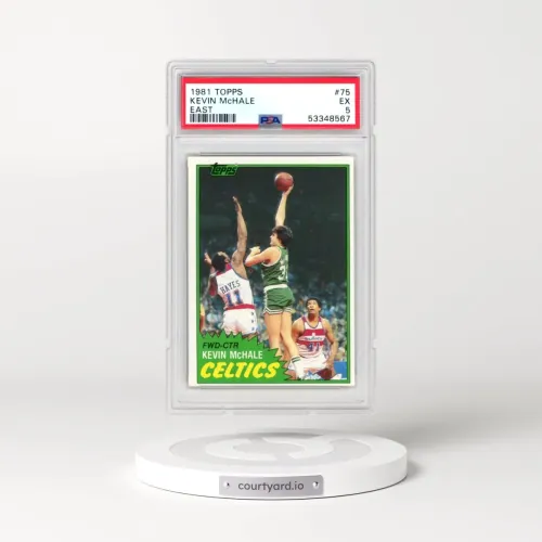 1981 Topps #75 Kevin McHale - East (PSA 5 EX)