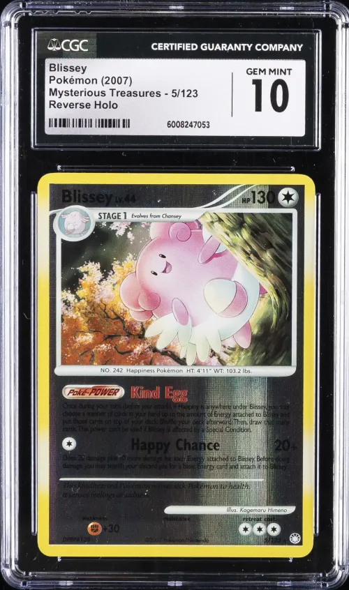 2007 #5 Blissey Reverse Holo CGC