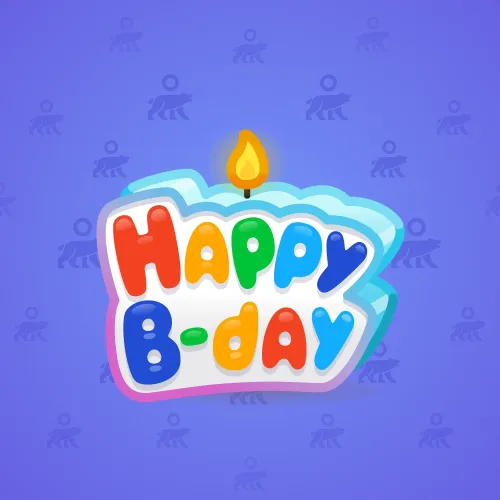 B-Day Candle #92169