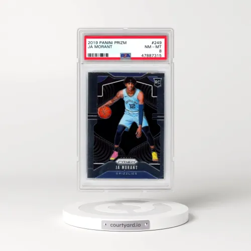 2019 Panini Prizm #249 Ja Morant (PSA 8 NM-MT)