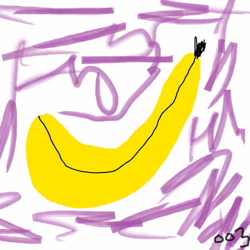 Banana jpeg #003