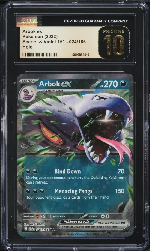 2023 #024 Arbok EX CGC 10 Pristi