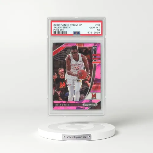 2020 Panini Prizm Draft Picks #30 Jalen Smith - Pink Ice (PSA 10 GEM MINT)