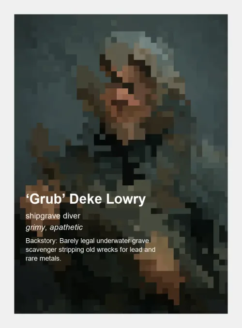 ‘Grub’ Deke Lowry #1