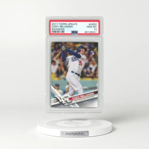 2017 Topps Update #US50 Cody Bellinger - Swinging (PSA 10 GEM MINT)