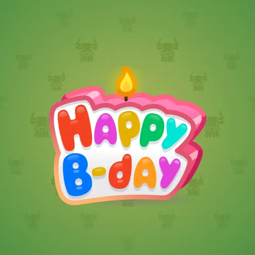 B-Day Candle #90912