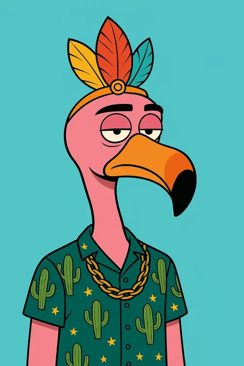 Bored Flamingo #7