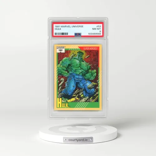 1991 Marvel Universe #53 Hulk (PSA 8 NM-MT)