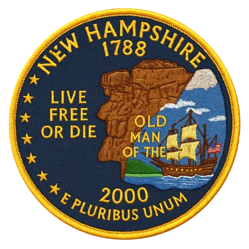 9/56 New Hampshire State Quarter Patch #9