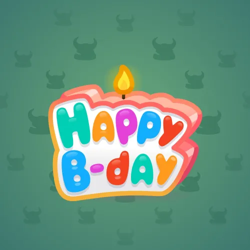 B-Day Candle #6133