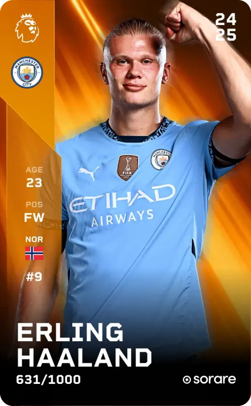 Erling Haaland 2024-25 • Limited 631/1000