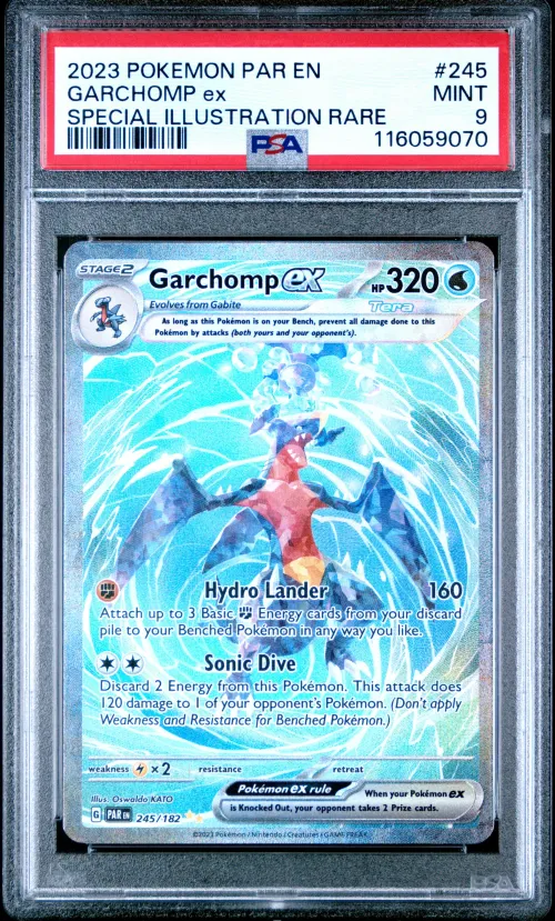 2023 #245 Garchomp EX PSA 9 Par 