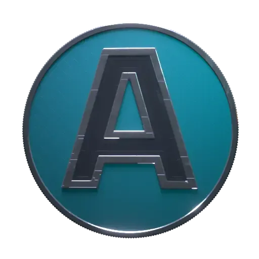 Aqua Green Circle A #37