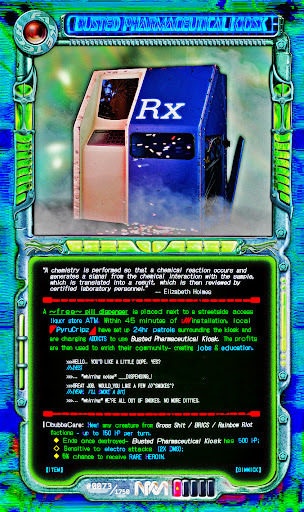 Busted Pharmaceutical Kiosk #73