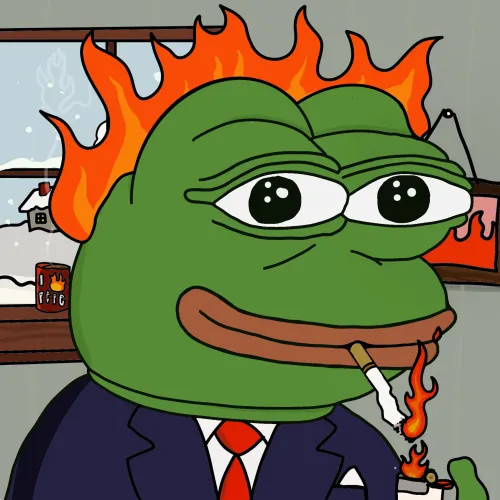 Pepe On Fire #306