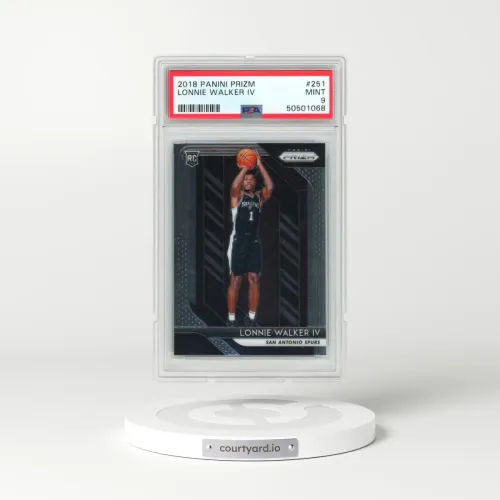 2018 Panini Prizm #251 Lonnie Walker IV (PSA 9 MINT)