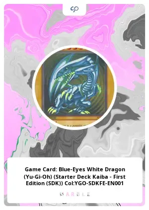 GameCard:Blue-EyesWhiteDragon(Yu-Gi-Oh)(StarterDeckKaiba-FirstEdition(SDK))Col:YGO-SDKFE-EN001 #58728