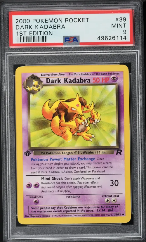 2000 #39 TEAM ROCKET 1ST EDITION